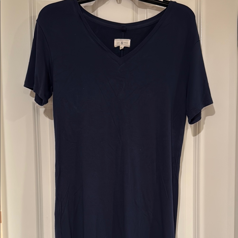 Lou & Grey Navy T-Shirt Dress